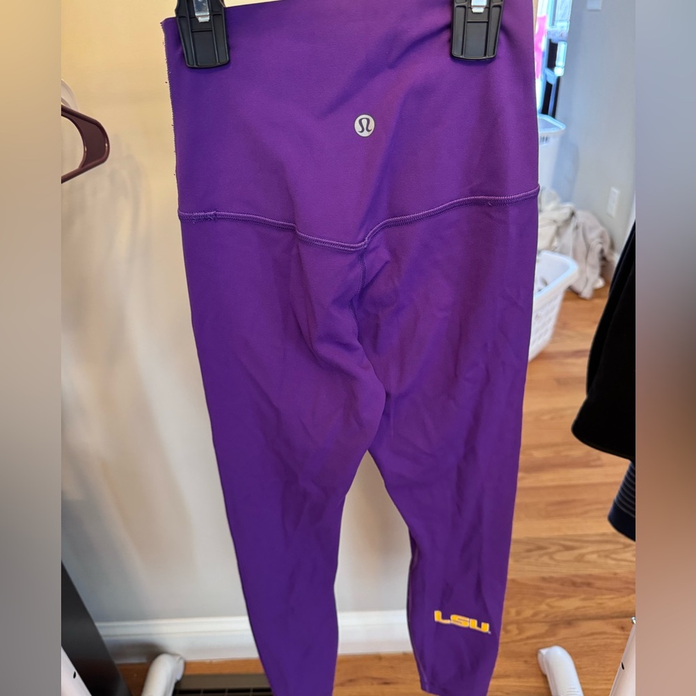 Lululemon LSU Purple Leggings